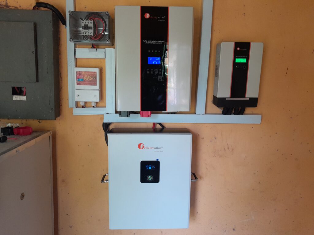 Battery backup system for a 5kw energy system