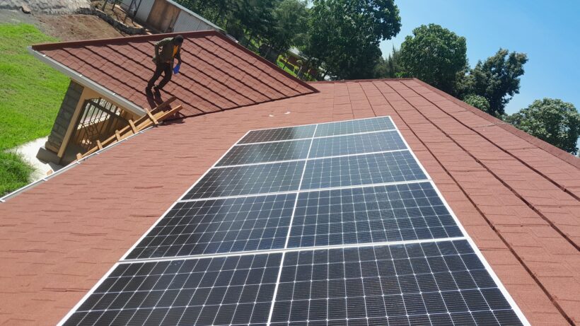 solar panel installation