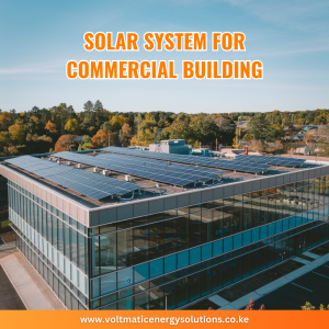 solar system for acommercial building